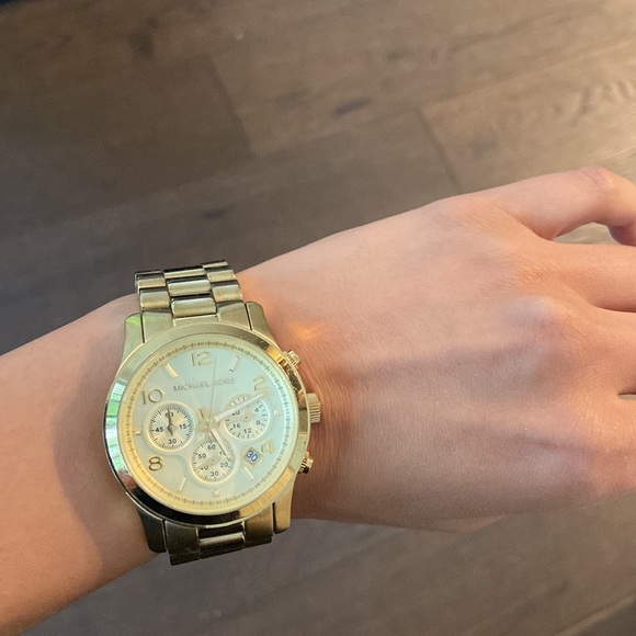 Gold Micheal Kors Watch - Picture 2 of 2